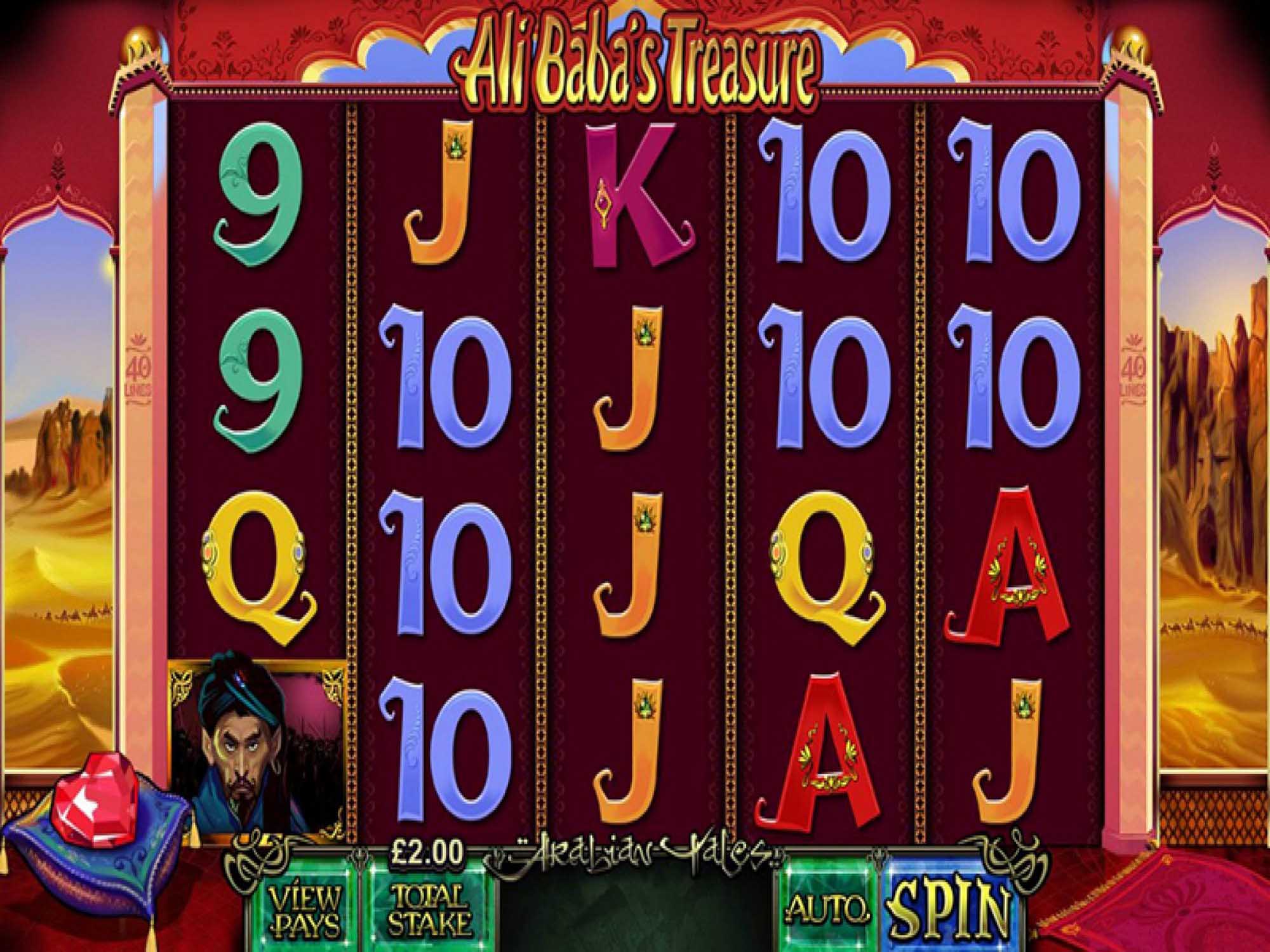 Ali Baba`s Treasure slot game screenshot