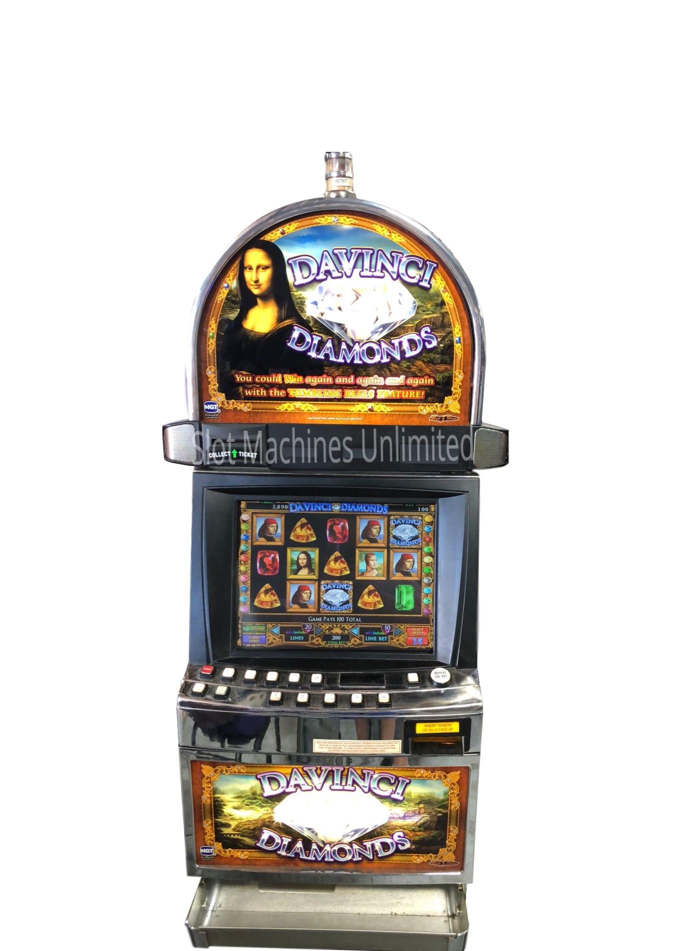 Da Vinci Diamonds video slot game screenshot