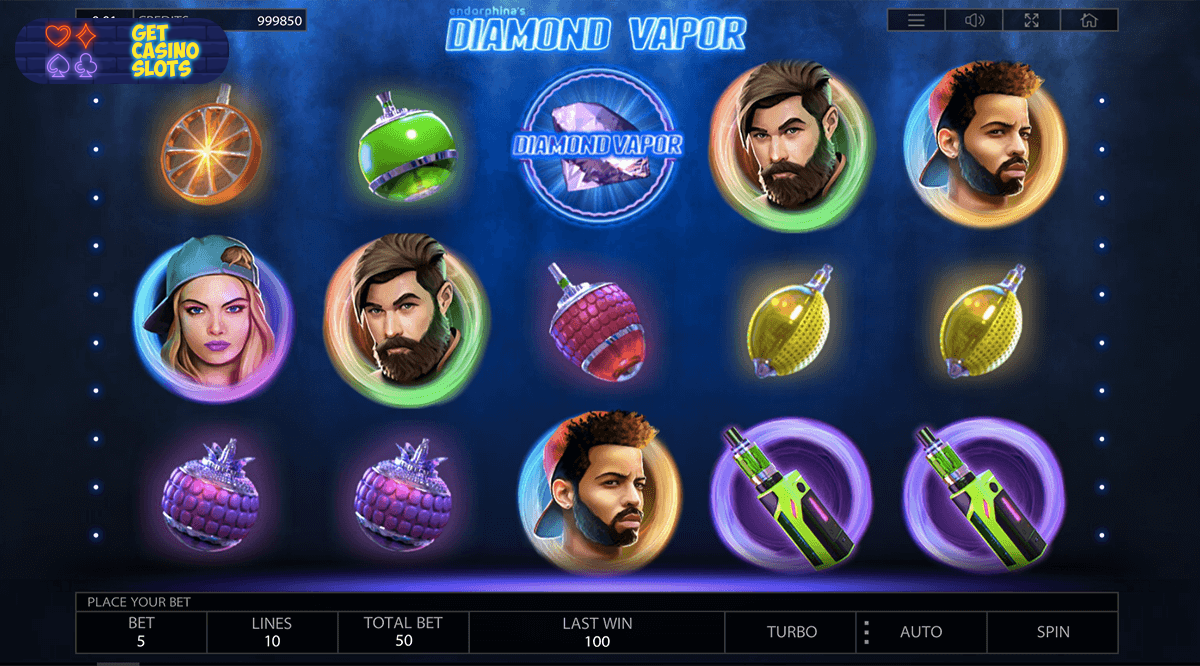 Diamond Vapor slot game screenshot