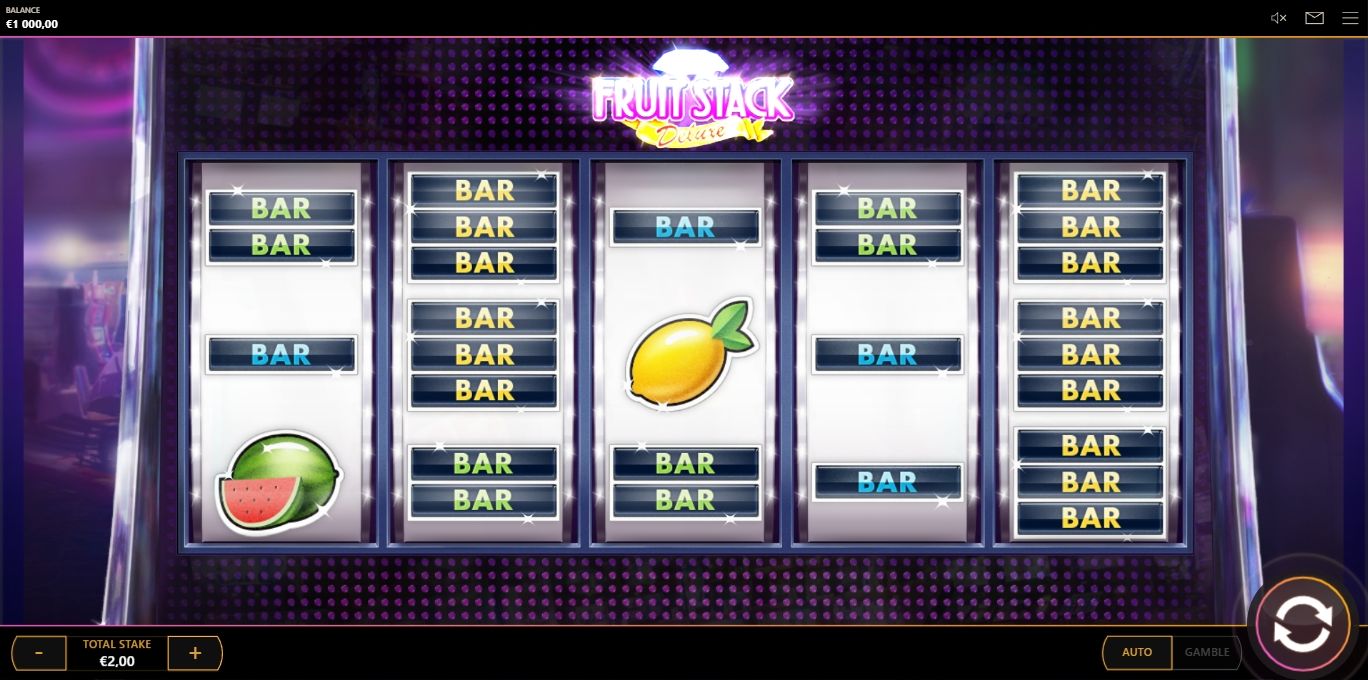Fruit Stack Deluxe slot game screenshot