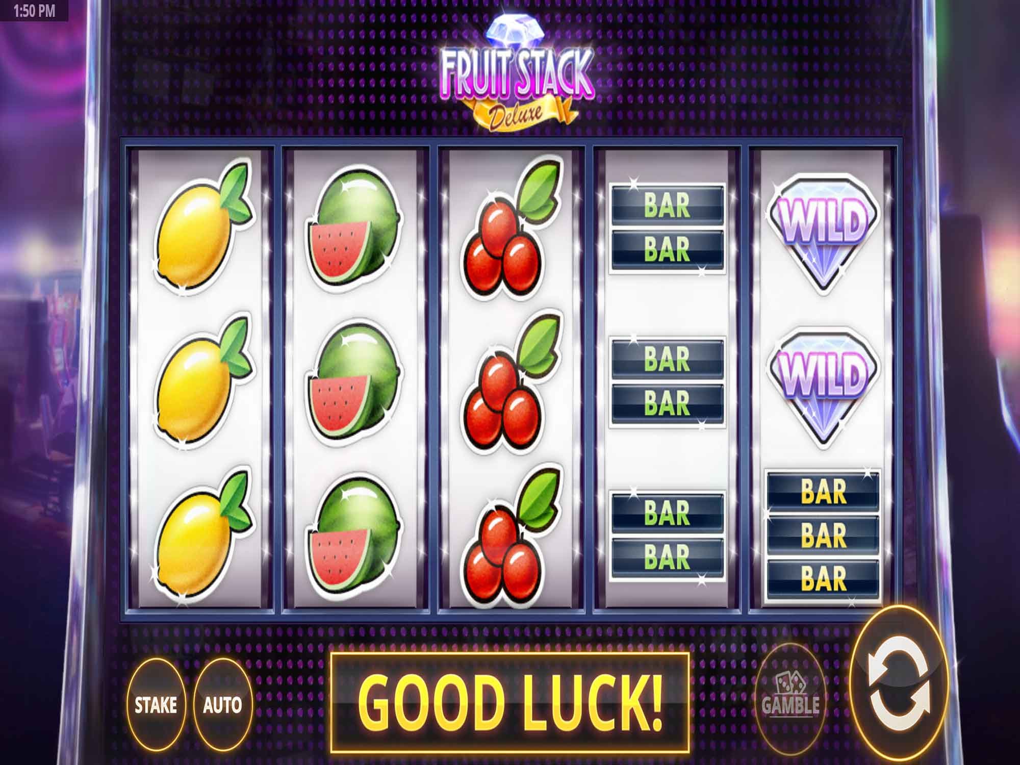 Fruit Stack Deluxe slot game screenshot