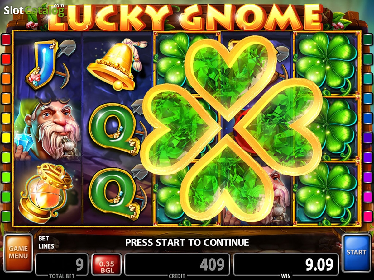 Gnomes' Gems video slot game screenshot