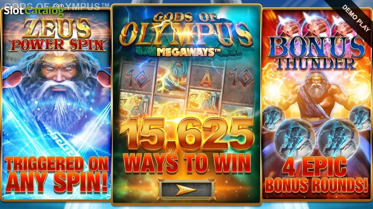 Gods of Olympus slot game screenshot